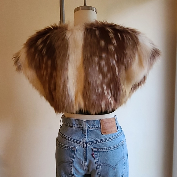 NWT Foxiedox Bambi Faux Fur Bolero - Picture 8 of 13